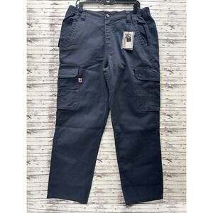 Vatrenus Men's FR Cargo Pants Size 36x30 Gray Fire-Resistant Workwear Utility
